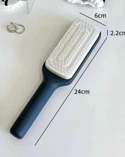 4 In 1 Self Cleaning Hair Brush New Self-Cleaning Anti-Static Massage Comb Scalable Rotate Lifting Self Cleaning Hairbrush