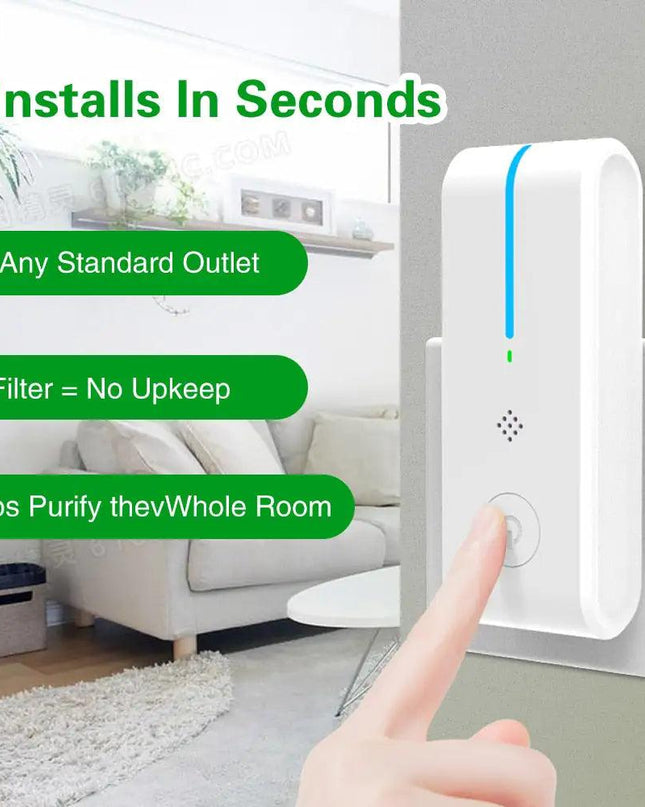 Portable Mini Plug In Negative Ion Generator Air Purifier