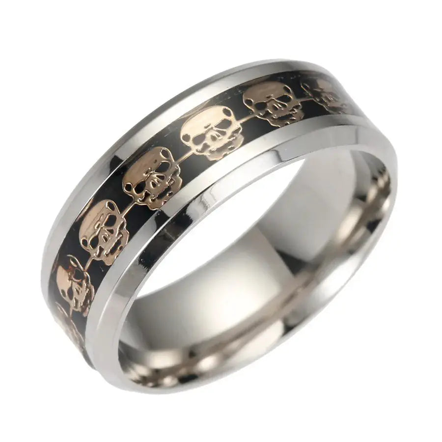 Stainless Steel Skull Ring