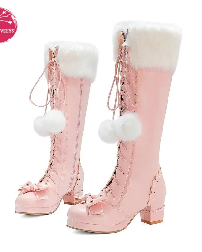 High Boots Winter Warmer Fur Boots