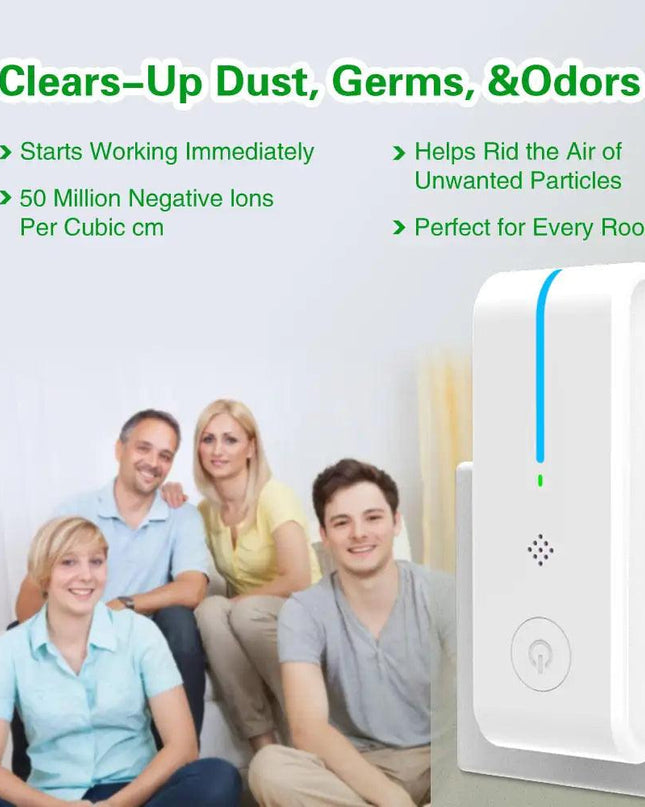 Portable Mini Plug In Negative Ion Generator Air Purifier