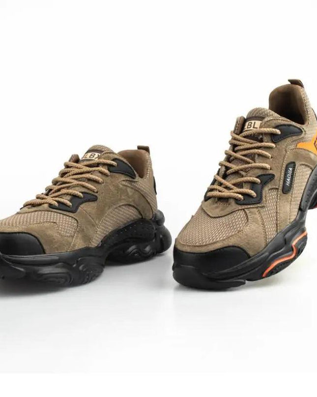 Men Steel Toe Outdoor Safety Work Shoes