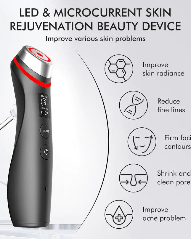 Color Light Microcurrent Vibration Massager