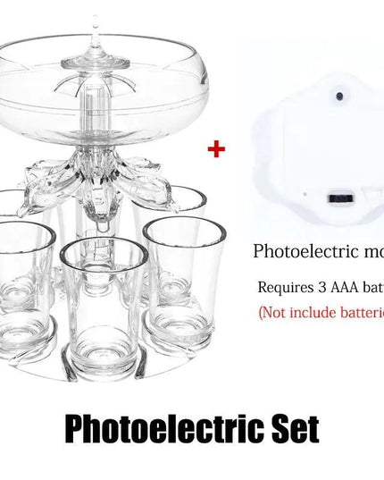 6 Shot Glass Dispenser Holder