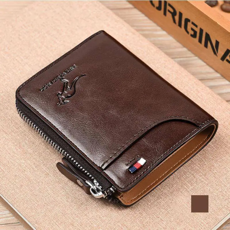 Men's "RFID" Blocking Leather Wallet "Waterproof"