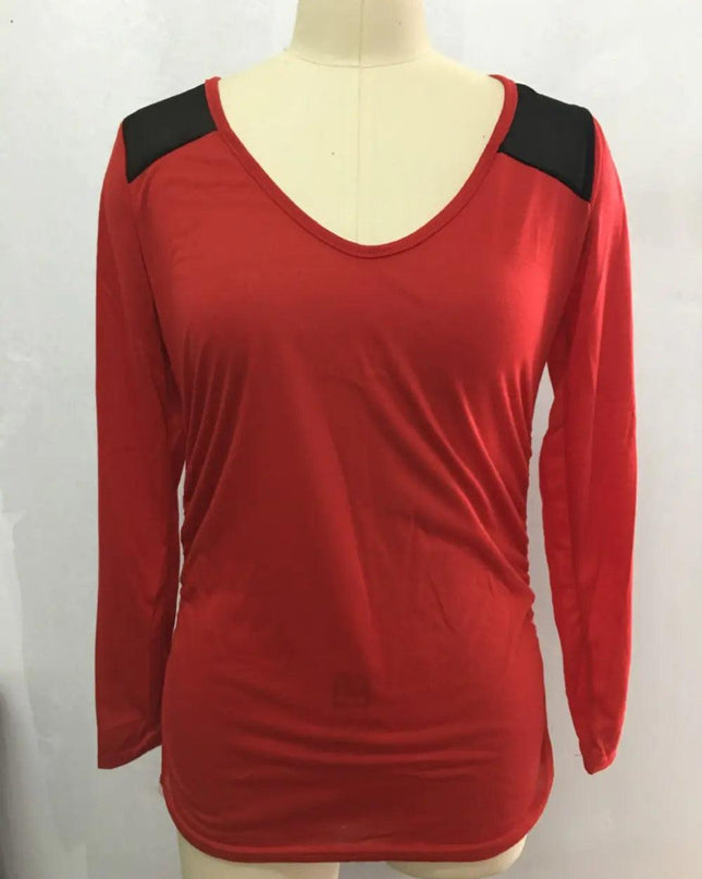 Patchwork Women's Casual Shirt