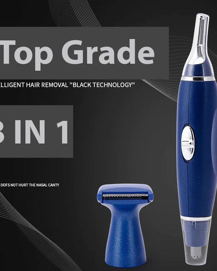 Electric Ear Beard Nose Hair Trimmer Eyebrow Mustache Remover Shaver Clipper New