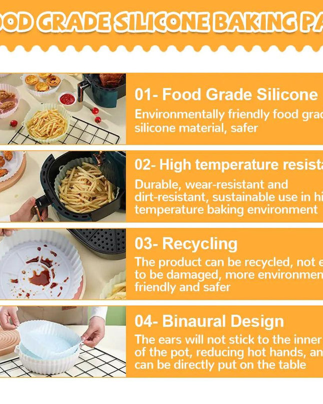 Silicone Air Fryer Baking Tray