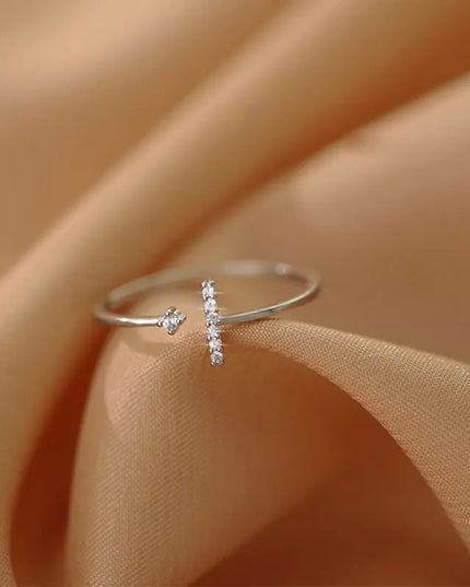 S925 Silver Diamond-Studded Fashionable Ring