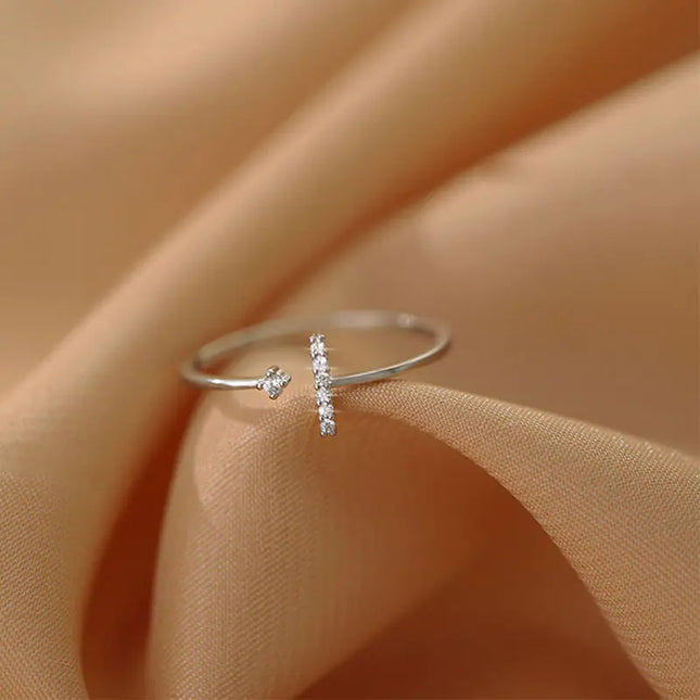 S925 Silver Diamond-Studded Fashionable Ring