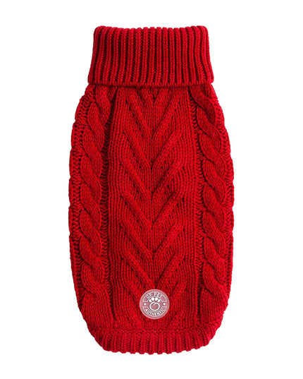 Red Chalet Dog Sweater