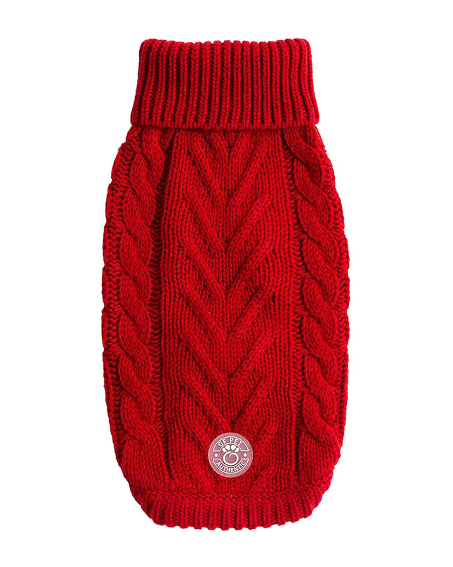 Red Chalet Dog Sweater
