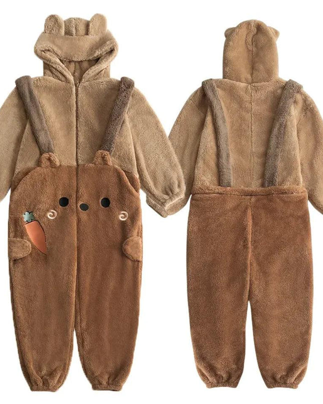 Thick Coral Fleece Cute Pajamas