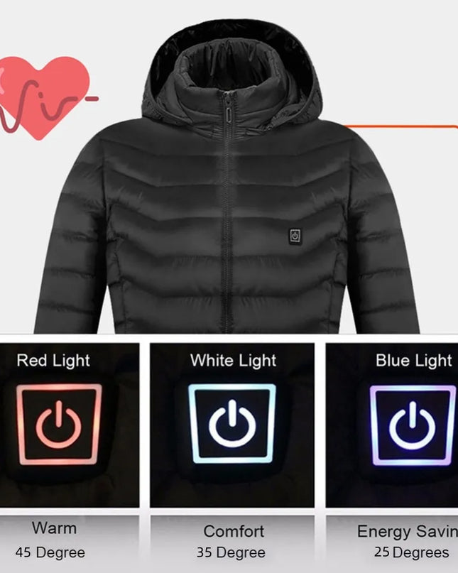 Heated Electric Jacket Coat