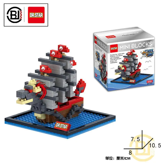 One Piece Pirate Ship Series Building Blocks