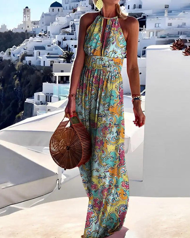 Sleeveless Bohemian Dress