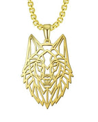 Gold Color / Pendant: 33.46 x 46.88mm, Chain: 580mm