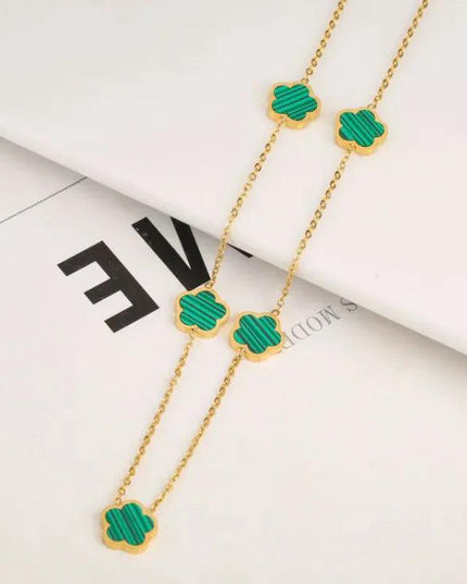 Flora Petal Stainless Jewelry Set