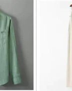 Green top Beige pants / Large