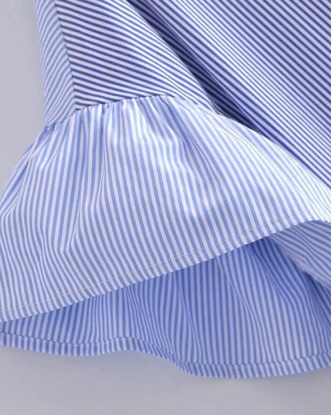 Patchwork Ruffles Dress