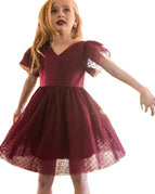Wine Red / Girls 8to9Y