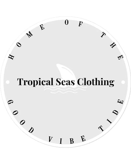 New Tropical Seas Logo stickers
