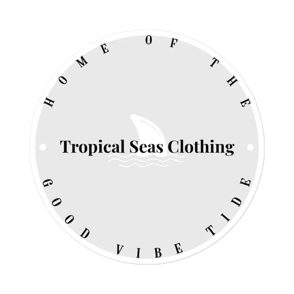 New Tropical Seas Logo stickers