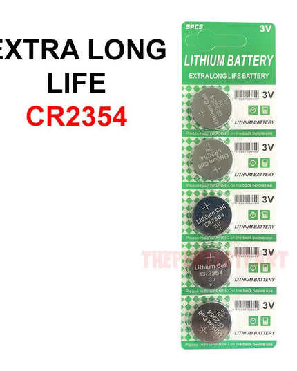 5 PCS CR2354 Lithium Battery 3V Button Cell Computer Portable Devices EXTRA LIFE