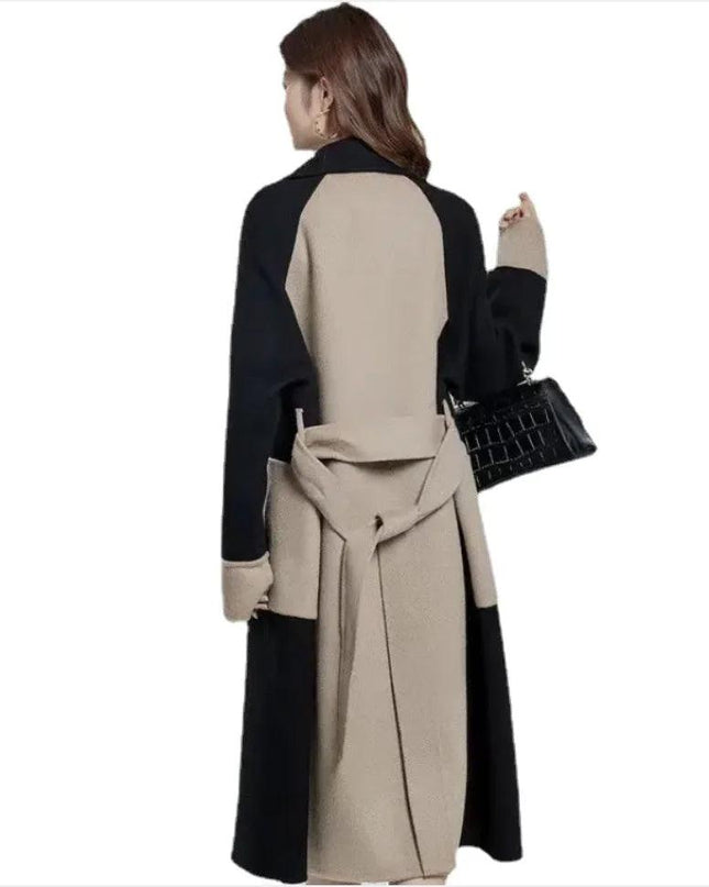 Women’s Double-Sided Fleece Wool Long Coat