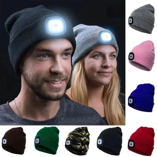 LED Lighted Beanie Cap