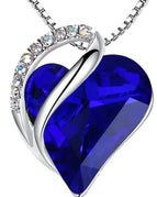 Dark Blue Crystal / 925 Silver
