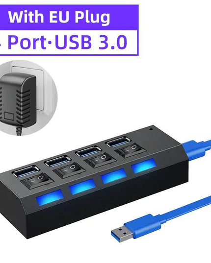 USB 3.0 Hub with 4/7 Extension Port