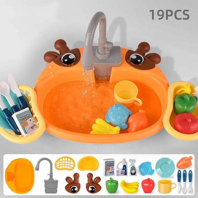 Stylish Vegetable Basin Cycle Washbasin Play Set