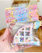 Triangle Cake Purple Pink Whi