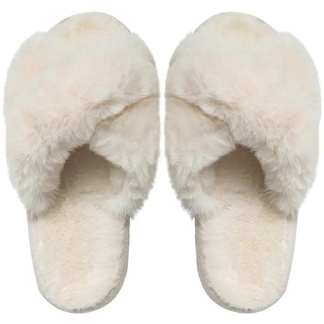 Winter Luxury Fur Slippers