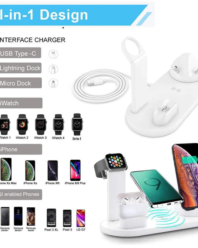 7 in 1 Wireless Charger with Stand