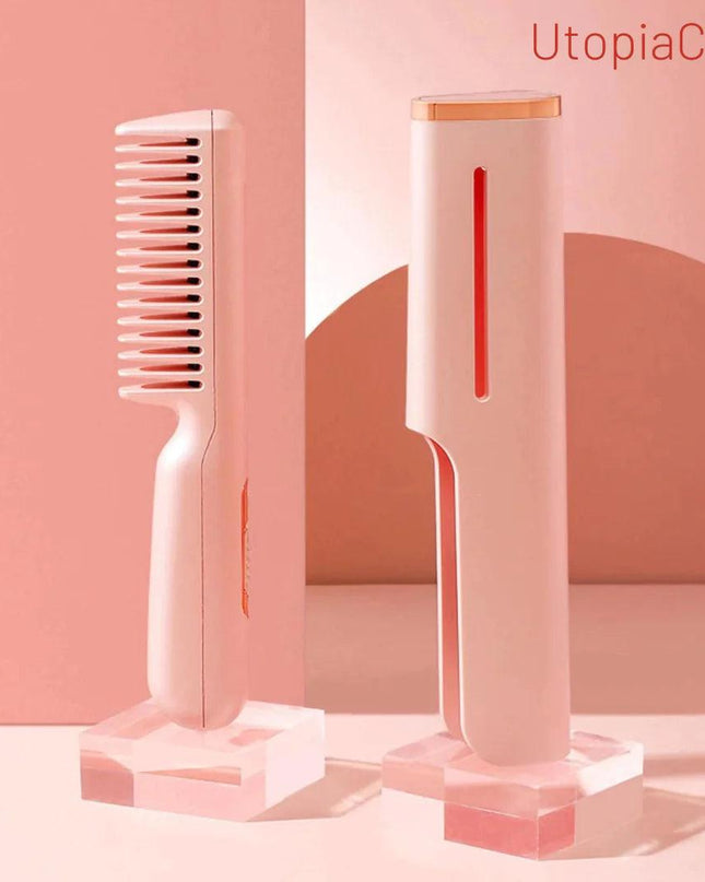 Portable Straightening Hair Comb