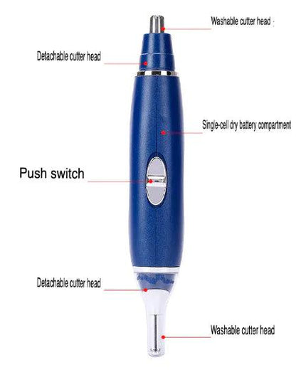 Electric Ear Beard Nose Hair Trimmer Eyebrow Mustache Remover Shaver Clipper New