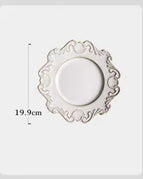 Baroque white trumpet bowl