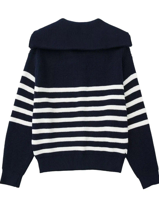 Striped Knitted Sweater