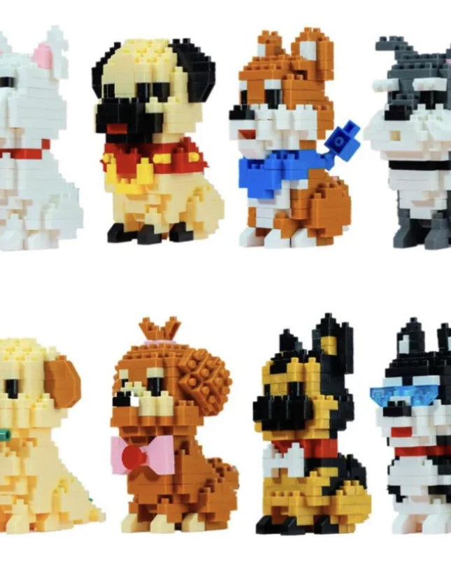Shiba Inu & Dog Breed Building Block Toys