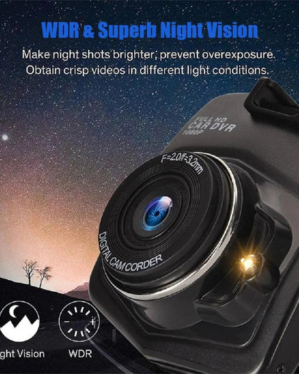 2.4'' Full HD 1080P Dash Cam Car DVR Front or Rear Camera Night Vision G-sensor
