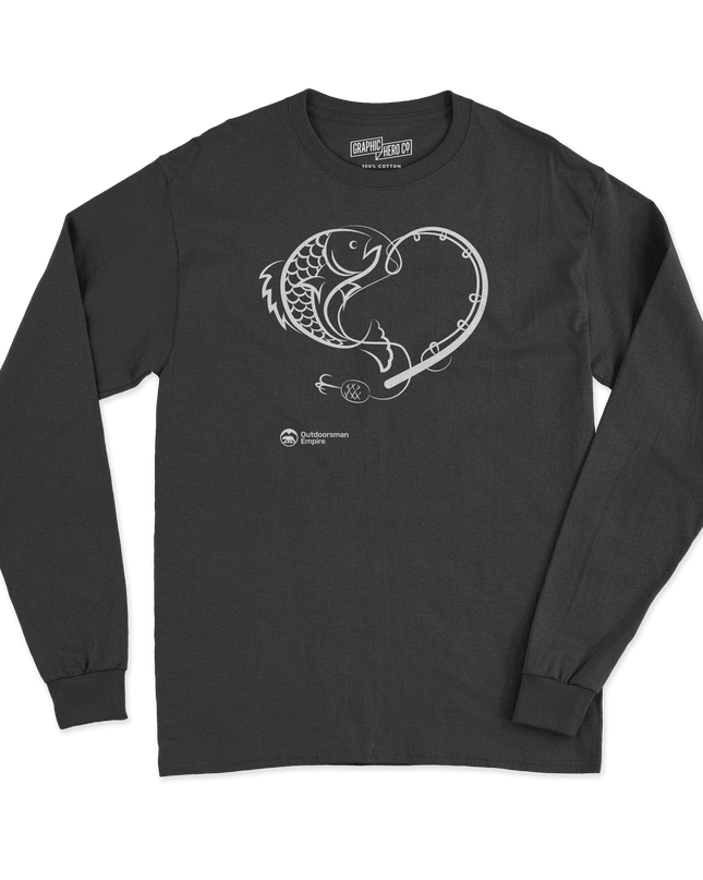 Fishing Heart' Long Sleeve Shirt