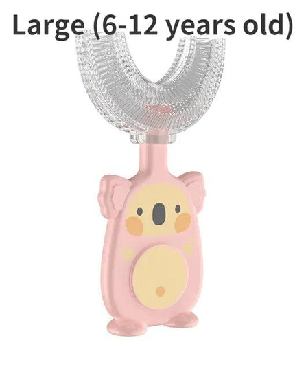 U-shaped Manual Silicone Kids Toothbrush