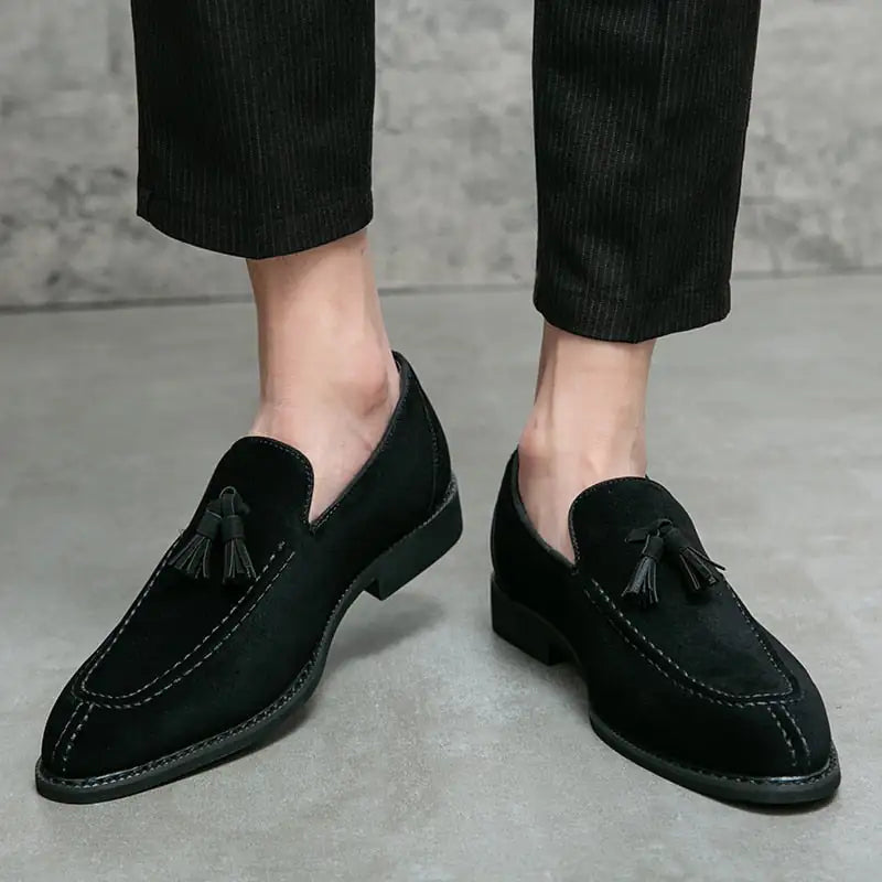 Tassel Leather Loafers