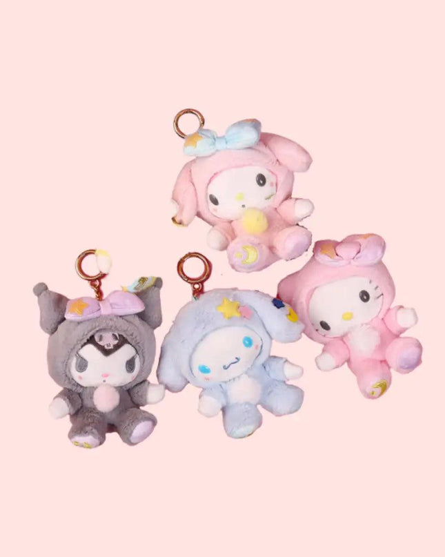 Character Stars Plushie Keychain