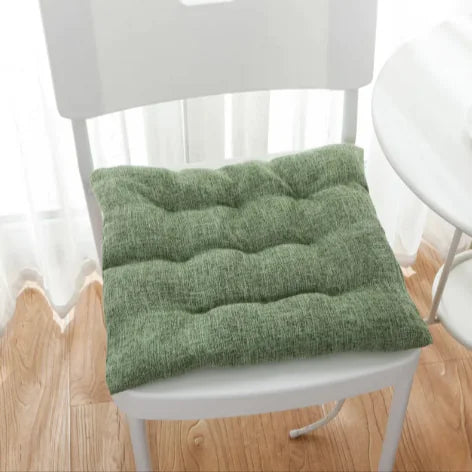 Nordic-Style Thick Linen Seat Cushion