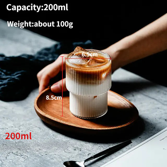 Heat-Resistant Latte Glass