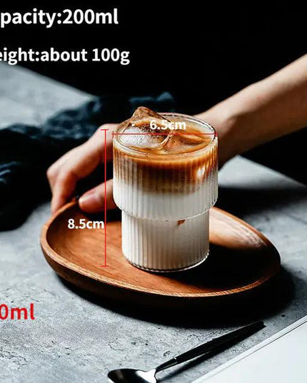 Heat-Resistant Latte Glass