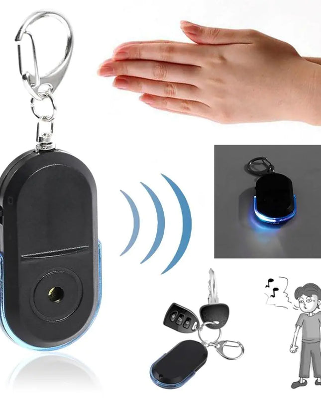 Anti-Lost Alarm Key Finder Keychain Locator with Sound